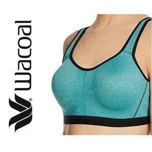 WACOAL‎ Nordstrom Brandi High Impact Underwire Sports Bra in Turquoise Teal 40DD